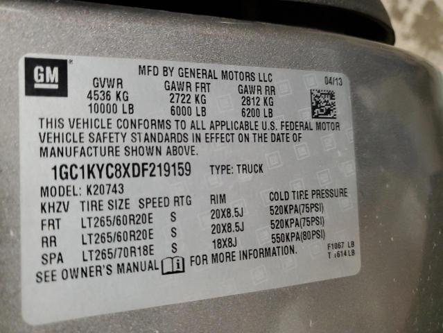 Photo 11 VIN: 1GC1KYC8XDF219159 - CHEVROLET ALL MODELS 