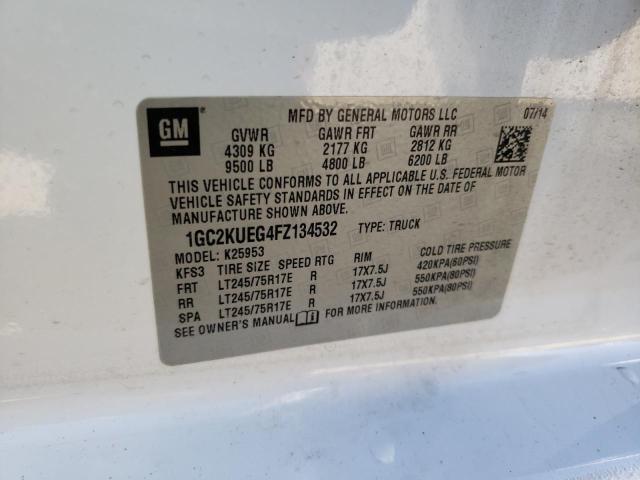 Photo 11 VIN: 1GC2KUEG4FZ134532 - CHEVROLET SILVERADO 