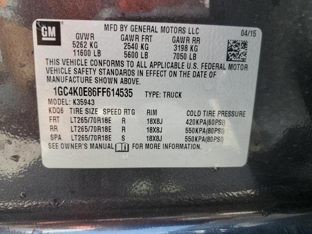 Photo 11 VIN: 1GC4K0E86FF614535 - CHEVROLET SILVERADO 