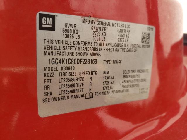 Photo 9 VIN: 1GC4K1C80DF233169 - CHEVROLET SILVERADO 