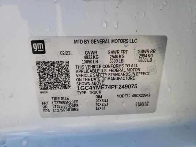 Photo 11 VIN: 1GC4YME74PF249075 - CHEVROLET ALL MODELS 