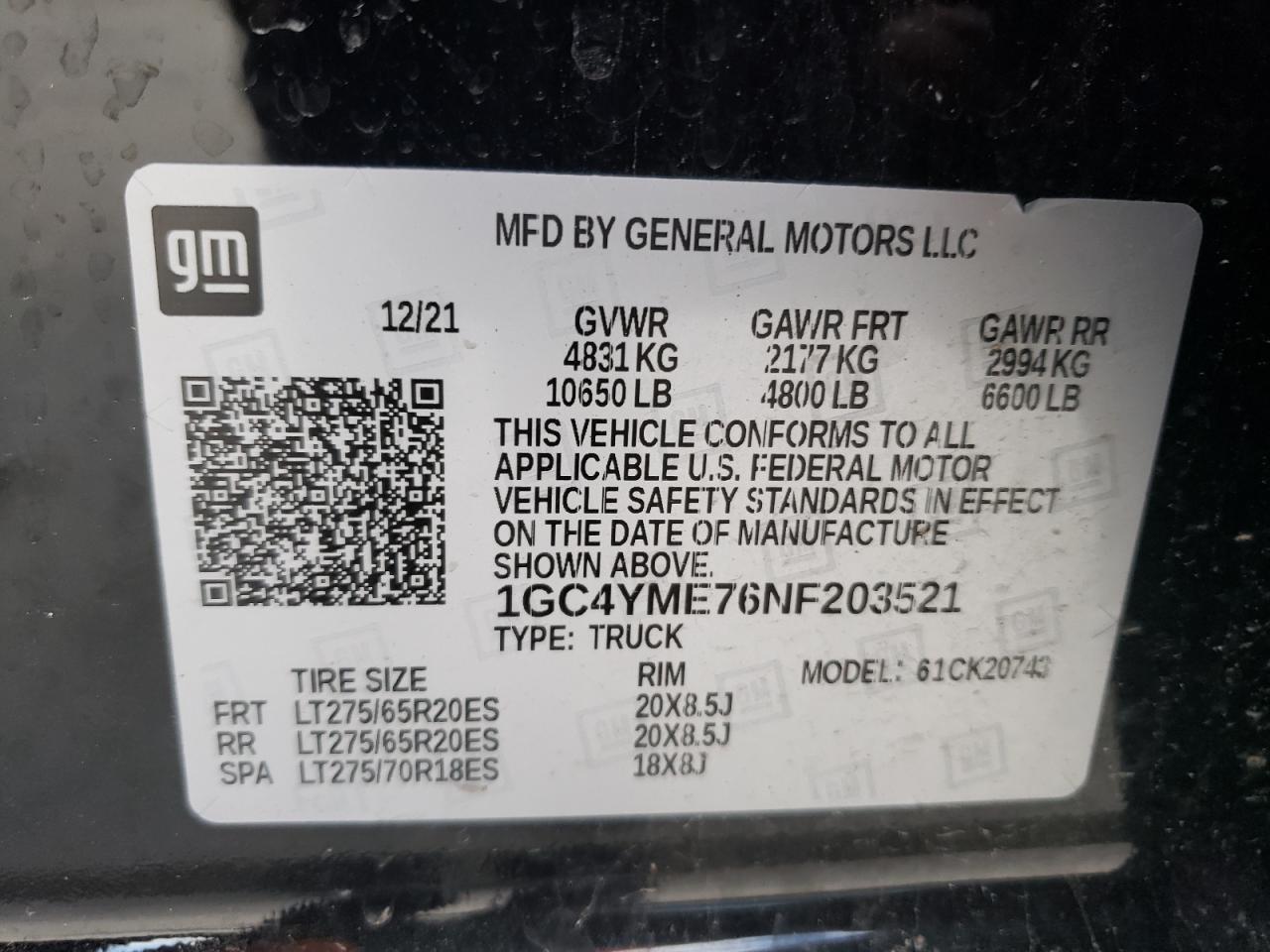 Photo 11 VIN: 1GC4YME76NF203521 - CHEVROLET SILVERADO 