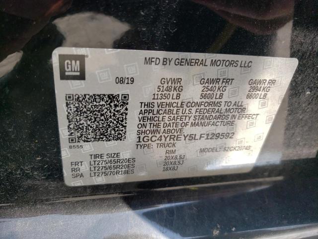 Photo 12 VIN: 1GC4YREY5LF129592 - CHEVROLET SILVERADO 