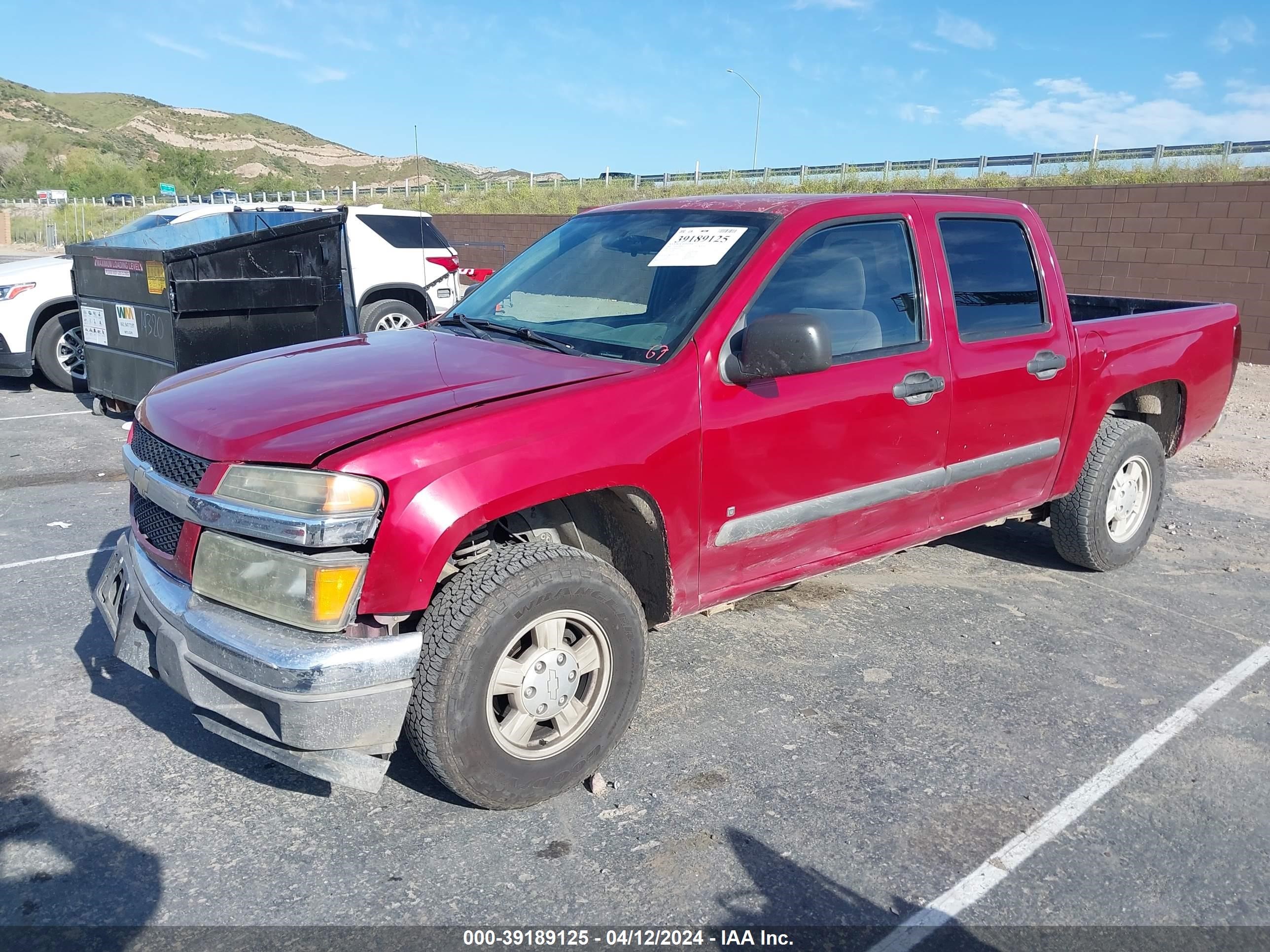 Photo 1 VIN: 1GCCS136268151963 - CHEVROLET COLORADO 