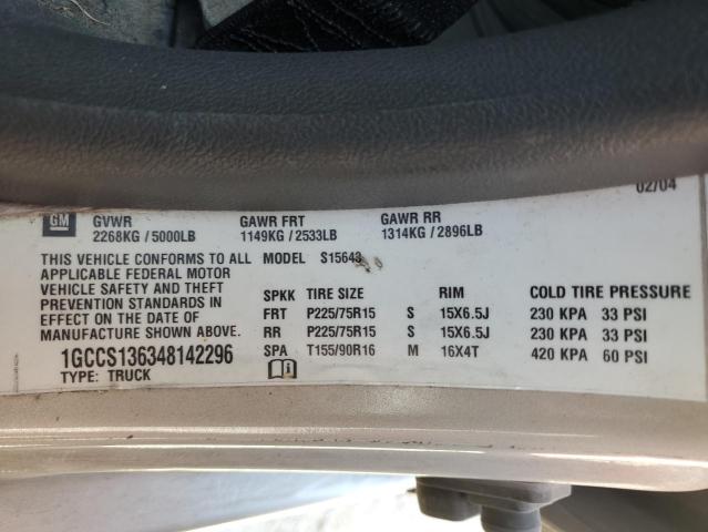 Photo 11 VIN: 1GCCS136348142296 - CHEVROLET COLORADO 