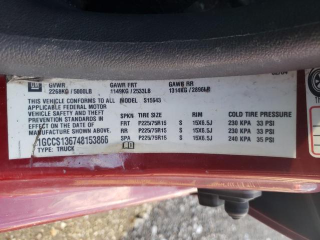 Photo 11 VIN: 1GCCS136748153866 - CHEVROLET COLORADO 