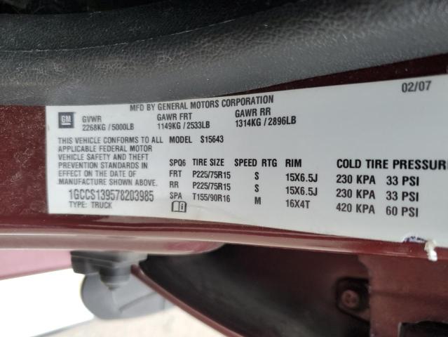 Photo 11 VIN: 1GCCS139578203985 - CHEVROLET COLORADO 