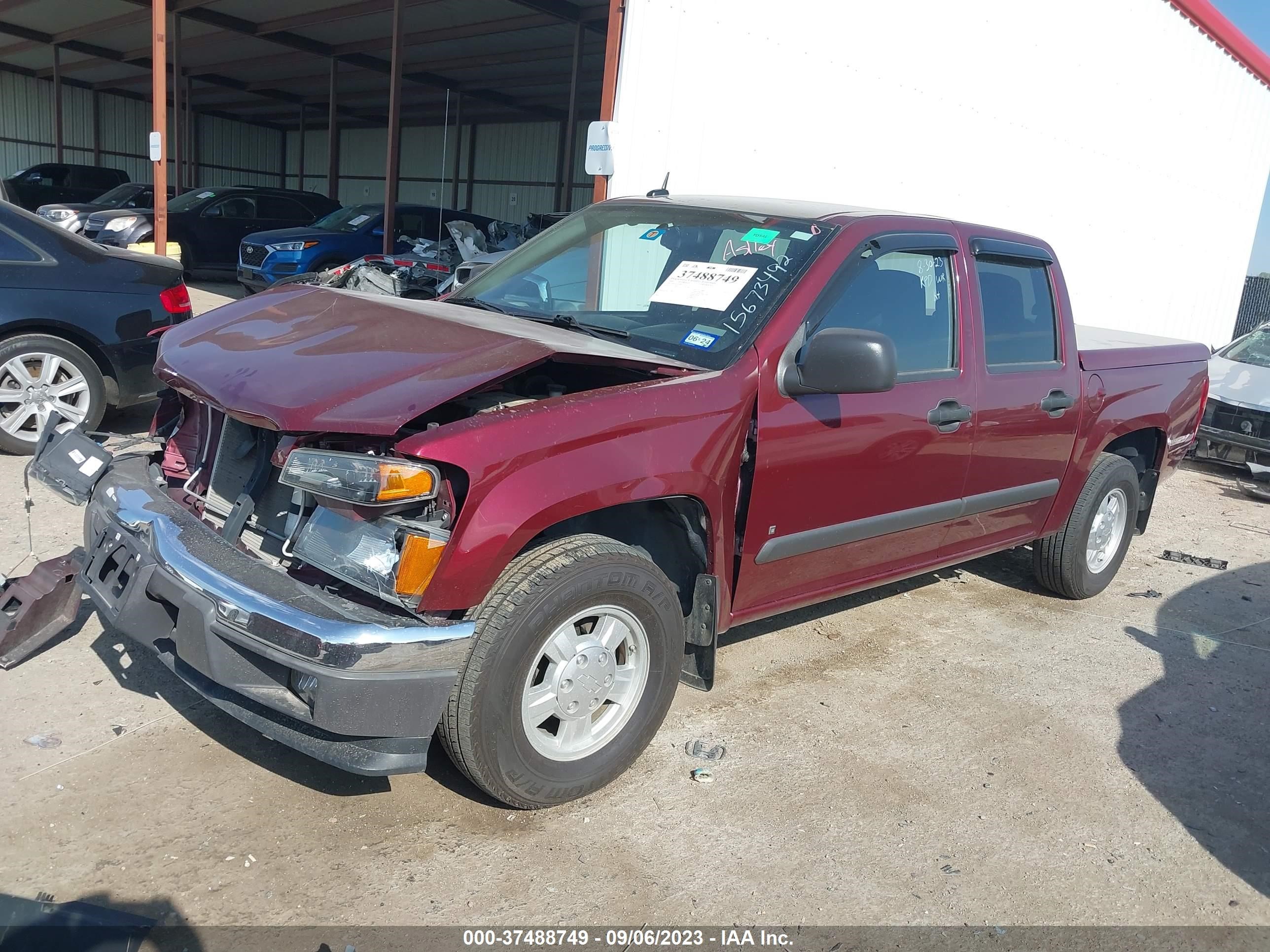 Photo 1 VIN: 1GCCS139788163121 - CHEVROLET COLORADO 