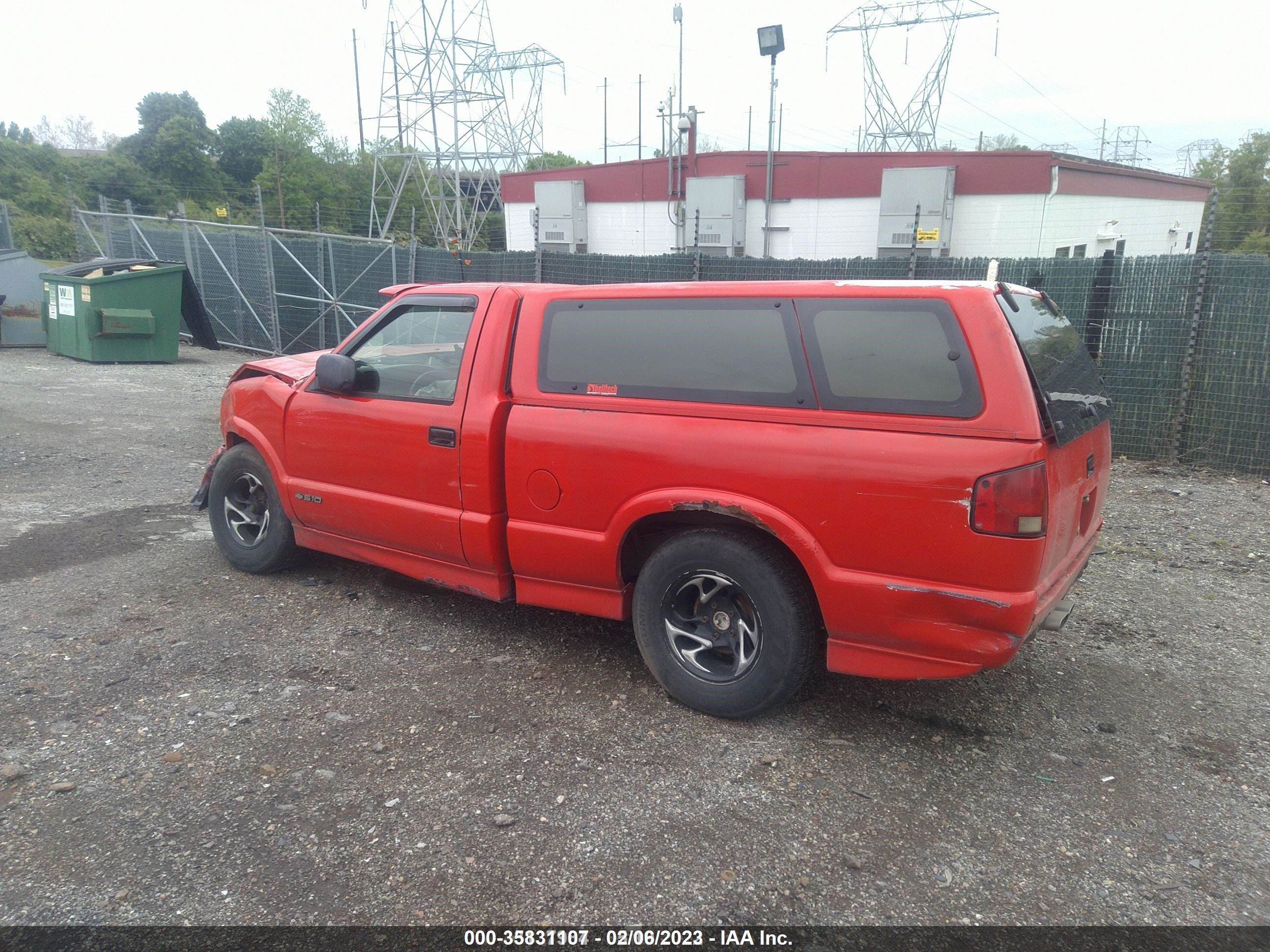 Photo 2 VIN: 1GCCS1444SK259186 - CHEVROLET S-10 PICKUP 