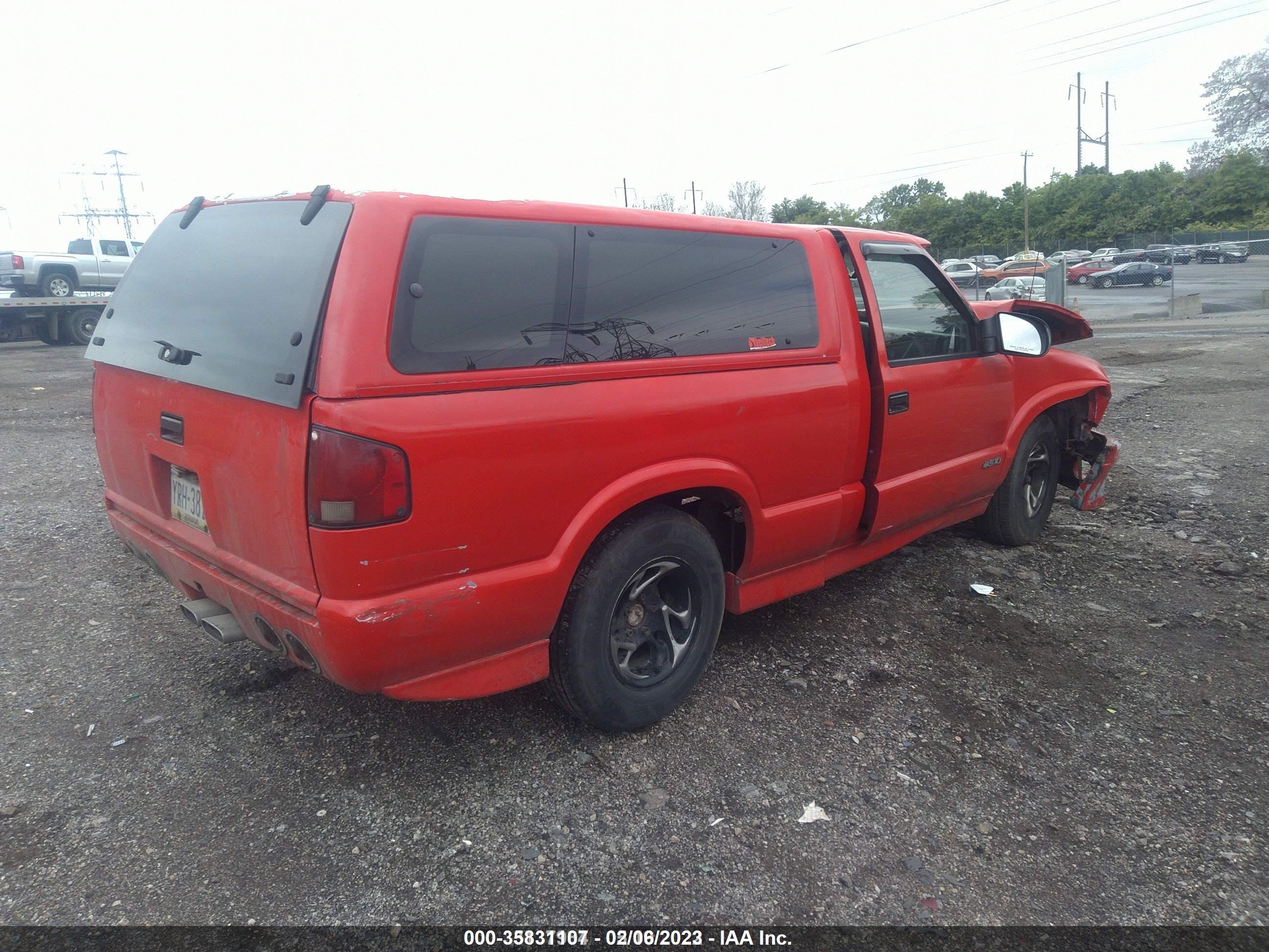 Photo 3 VIN: 1GCCS1444SK259186 - CHEVROLET S-10 PICKUP 