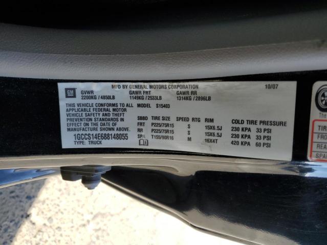 Photo 12 VIN: 1GCCS14E688148055 - CHEVROLET COLORADO 