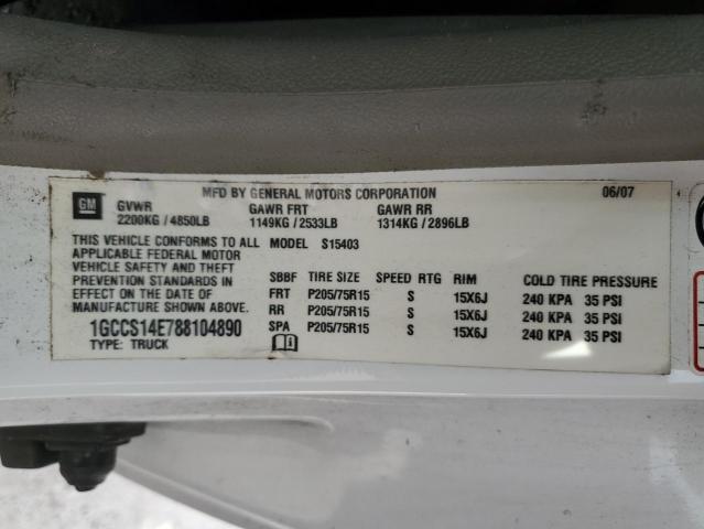 Photo 11 VIN: 1GCCS14E788104890 - CHEVROLET COLORADO 