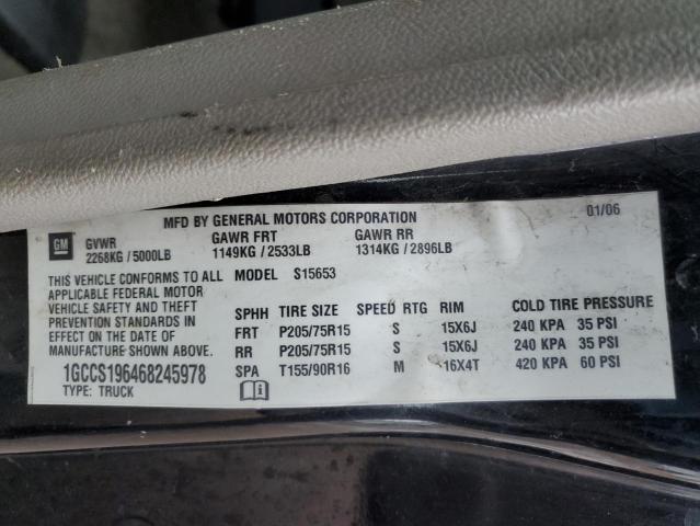 Photo 11 VIN: 1GCCS196468245978 - CHEVROLET COLORADO 