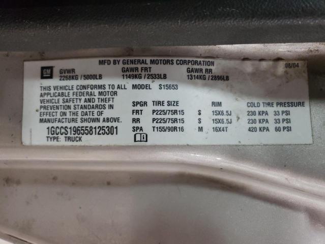 Photo 12 VIN: 1GCCS196558125301 - CHEVROLET COLORADO 