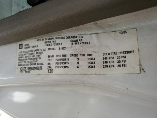 Photo 11 VIN: 1GCCS196868190628 - CHEVROLET COLORADO 