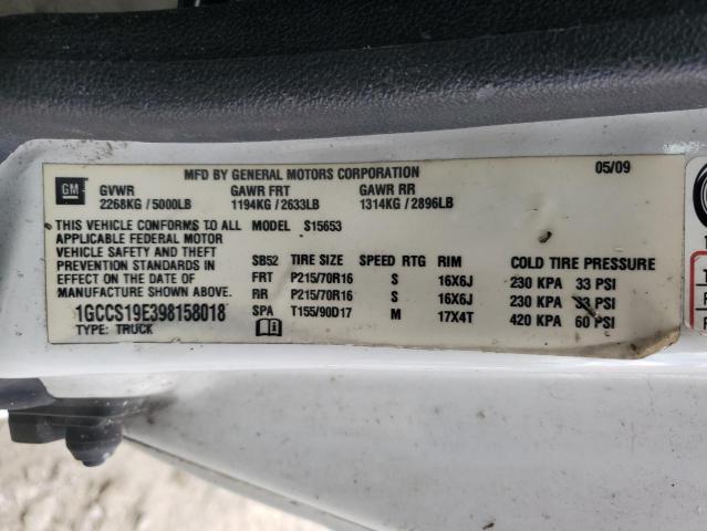 Photo 11 VIN: 1GCCS19E398158018 - CHEVROLET COLORADO 