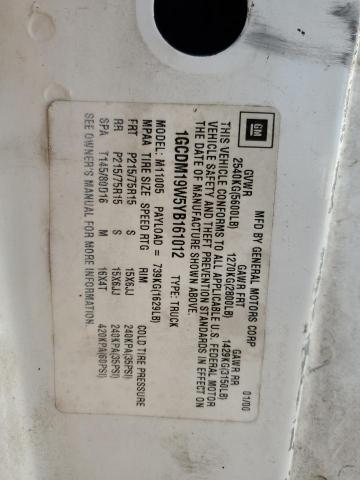 Photo 12 VIN: 1GCDM19W3WB125204 - CHEVROLET ASTRO 