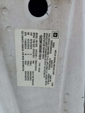 Photo 13 VIN: 1GCDM19W6WB178818 - CHEVROLET ASTRO 