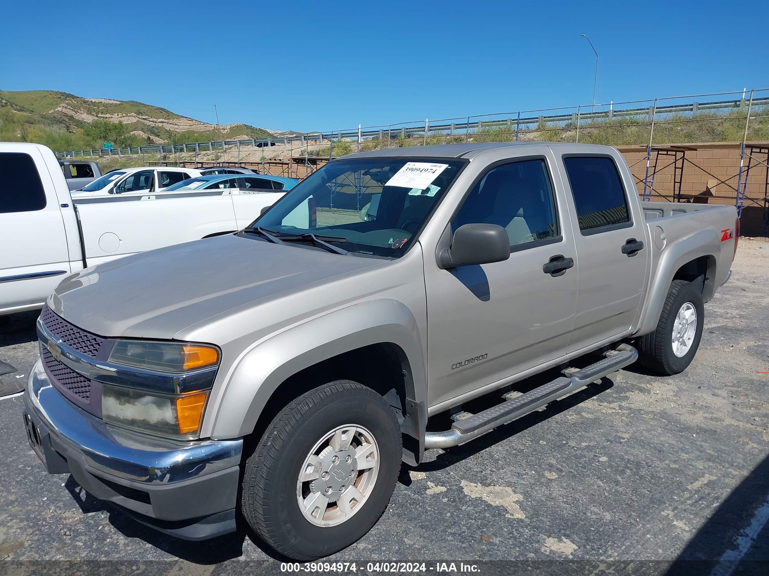 Photo 1 VIN: 1GCDS136358139551 - CHEVROLET COLORADO 