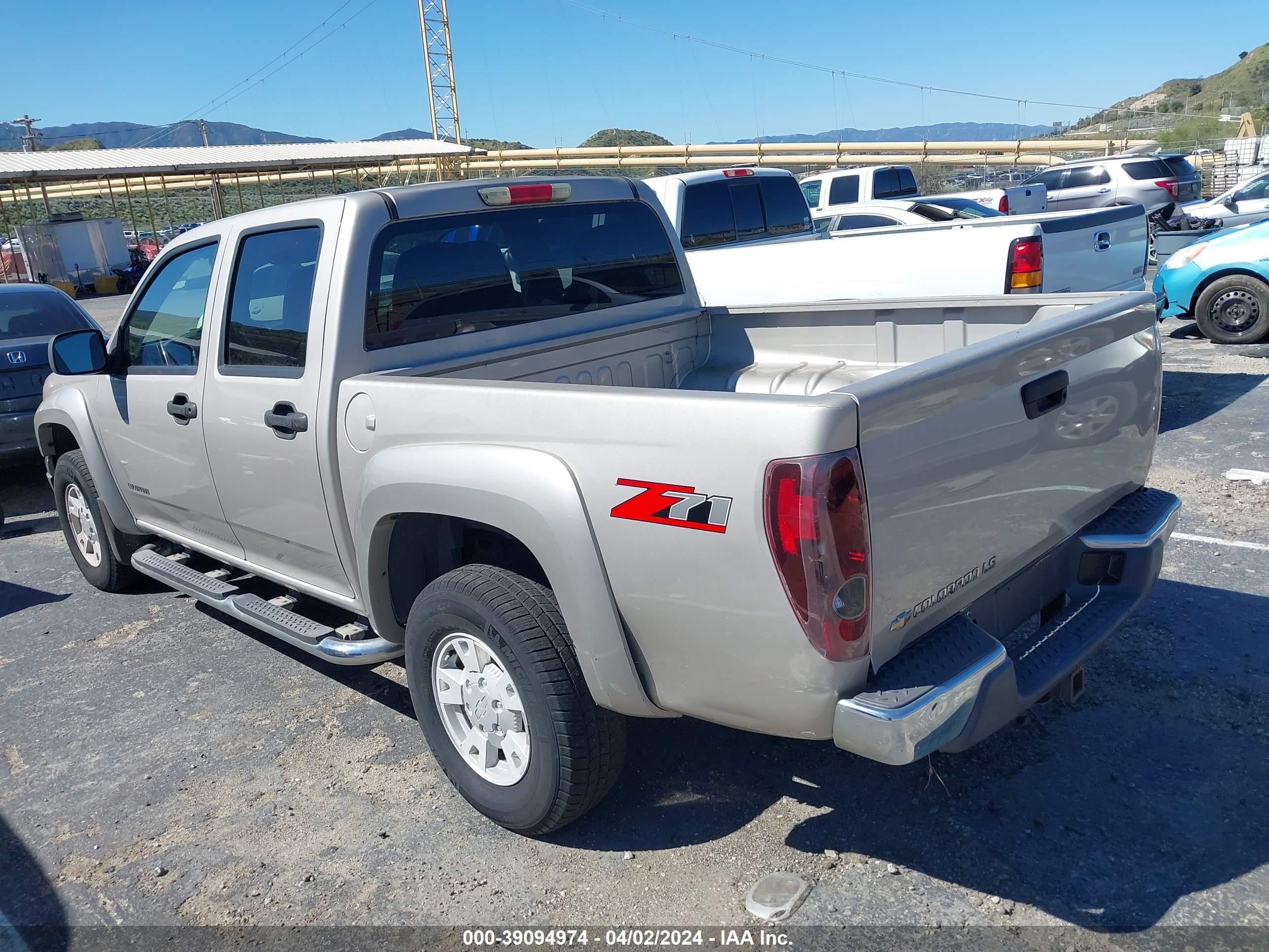 Photo 2 VIN: 1GCDS136358139551 - CHEVROLET COLORADO 