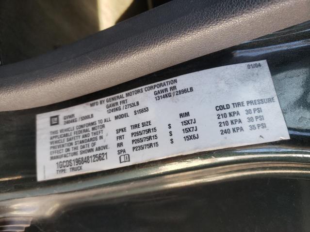 Photo 11 VIN: 1GCDS196848125621 - CHEVROLET COLORADO 