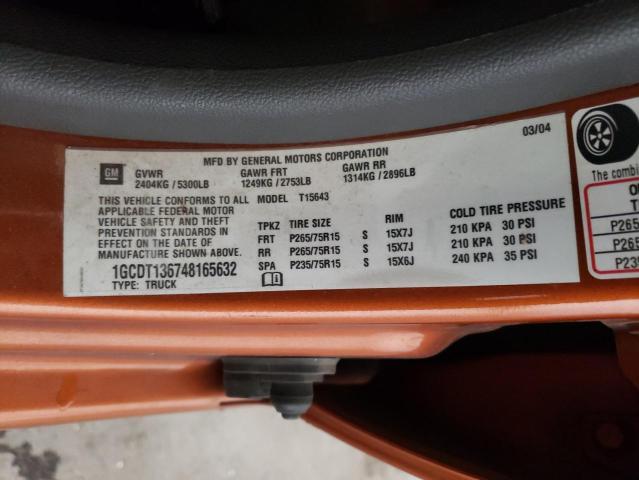 Photo 11 VIN: 1GCDT136748165632 - CHEVROLET COLORADO 