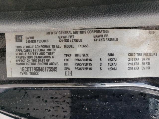 Photo 11 VIN: 1GCDT196848175545 - CHEVROLET COLORADO 