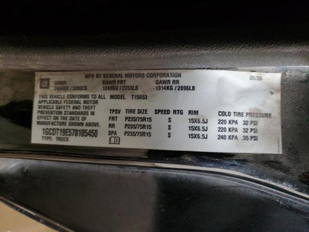 Photo 12 VIN: 1GCDT19E578105450 - CHEVROLET COLORADO 