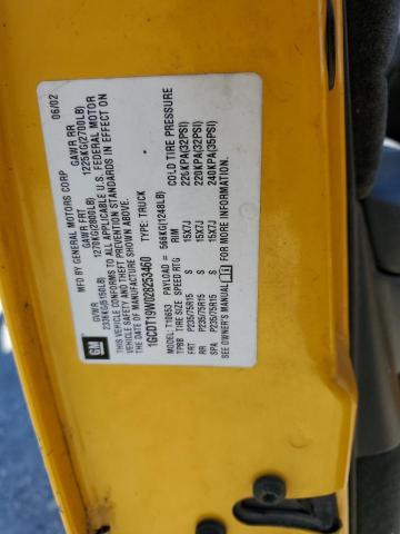 Photo 12 VIN: 1GCDT19W028253460 - CHEVROLET S10 