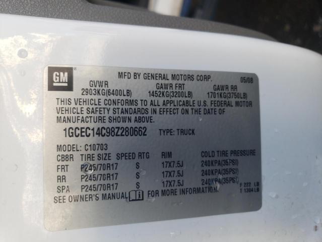 Photo 11 VIN: 1GCEC14C98Z280662 - CHEVROLET ALL MODELS 