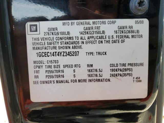 Photo 11 VIN: 1GCEC14T4YZ345207 - CHEVROLET ALL MODELS 