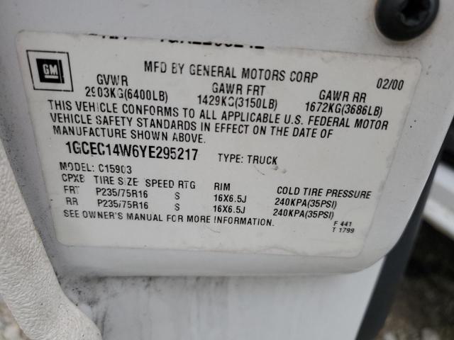 Photo 11 VIN: 1GCEC14W6YE295217 - CHEVROLET ALL MODELS 