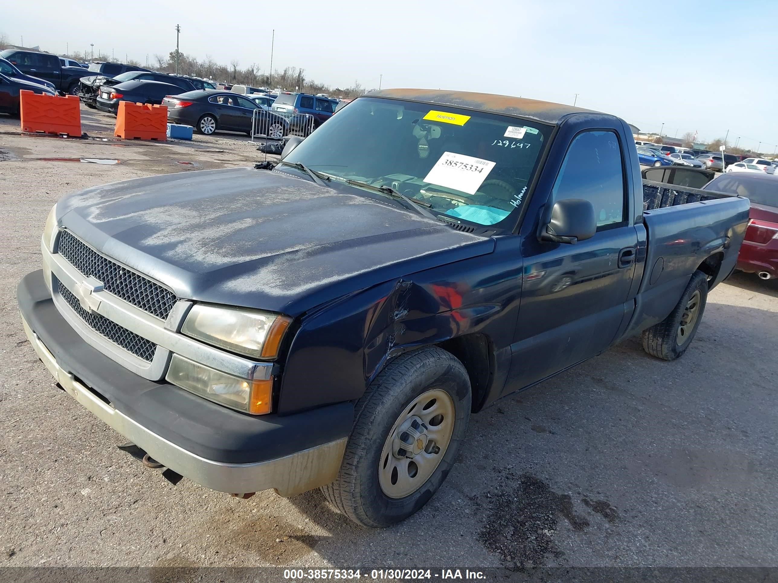 Photo 2 VIN: 1GCEC14X95Z184688 - CHEVROLET SILVERADO 