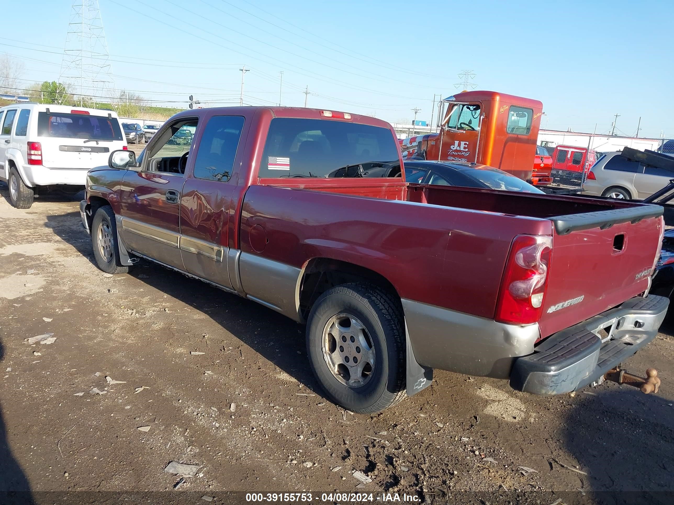 Photo 2 VIN: 1GCEC19T33Z150474 - CHEVROLET SILVERADO 