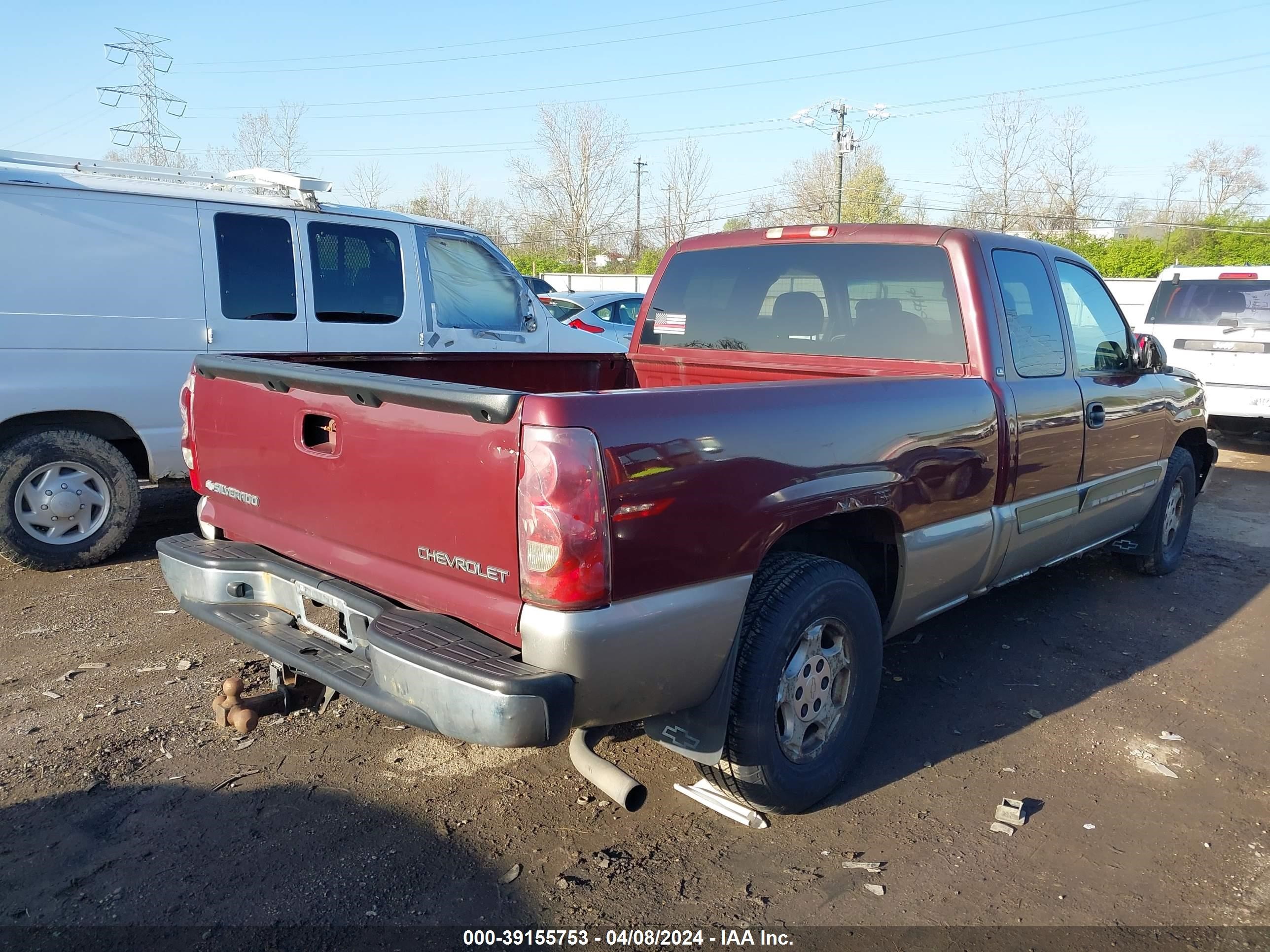 Photo 3 VIN: 1GCEC19T33Z150474 - CHEVROLET SILVERADO 