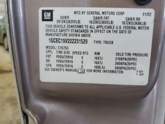 Photo 11 VIN: 1GCEC19V22Z231529 - CHEVROLET SILVERADO 