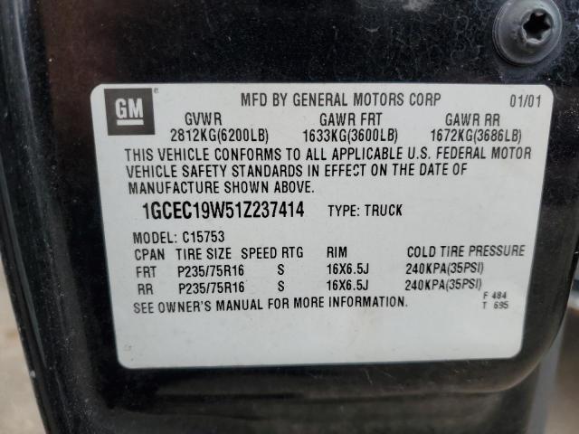 Photo 11 VIN: 1GCEC19W51Z237414 - CHEVROLET ALL MODELS 