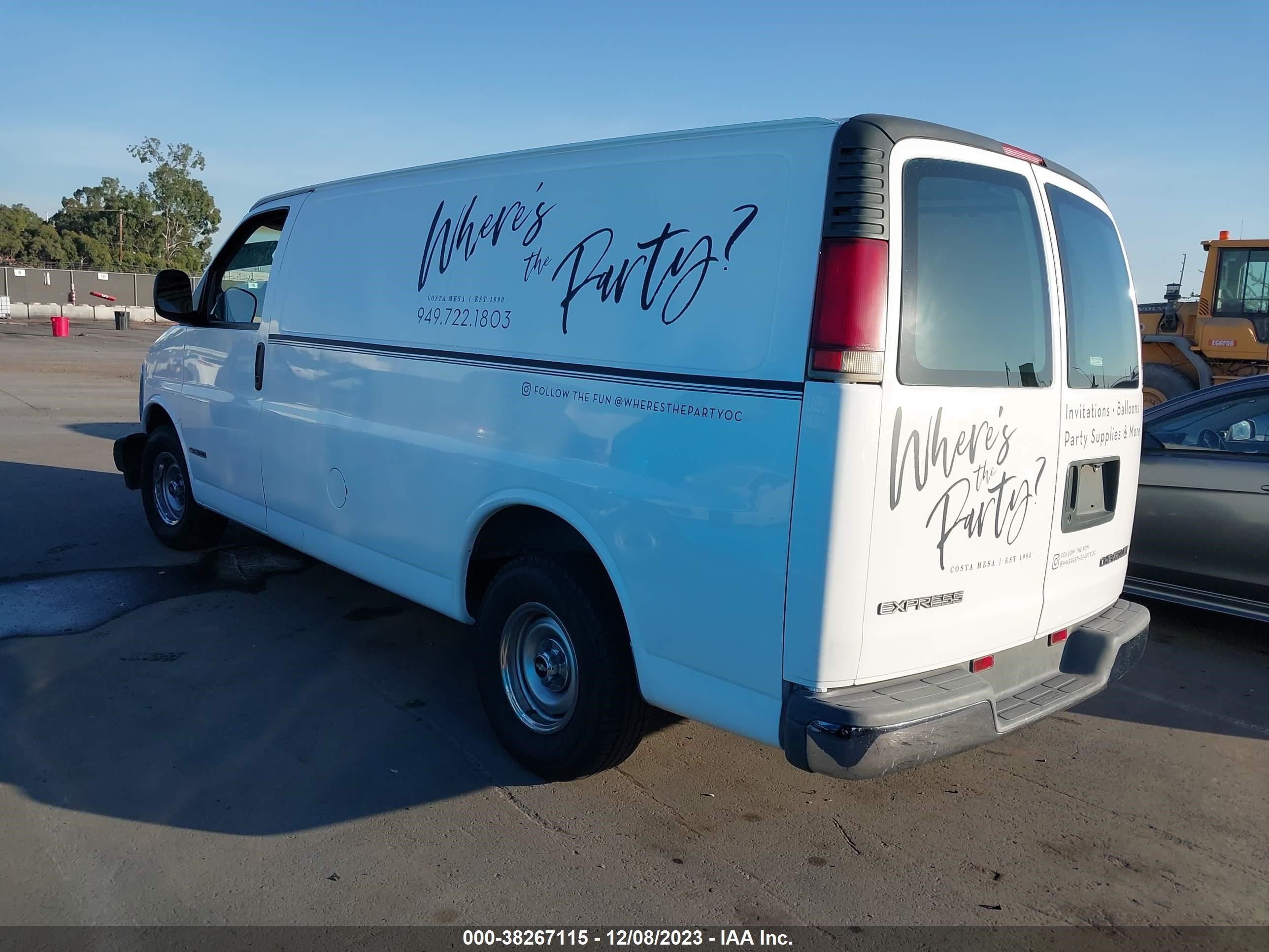 Photo 2 VIN: 1GCEG15M4X1160308 - CHEVROLET EXPRESS 