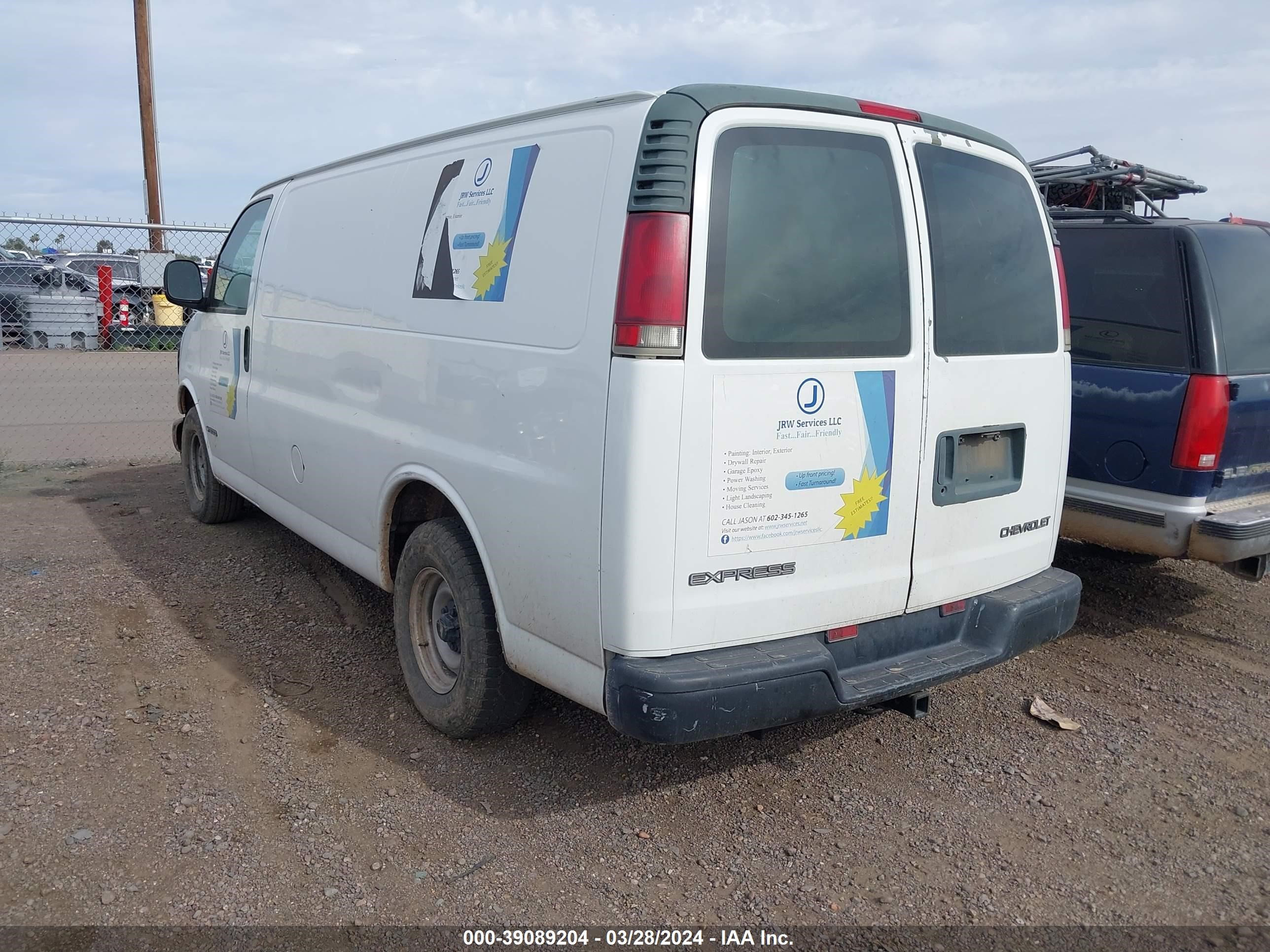 Photo 2 VIN: 1GCEG15W511181595 - CHEVROLET EXPRESS 