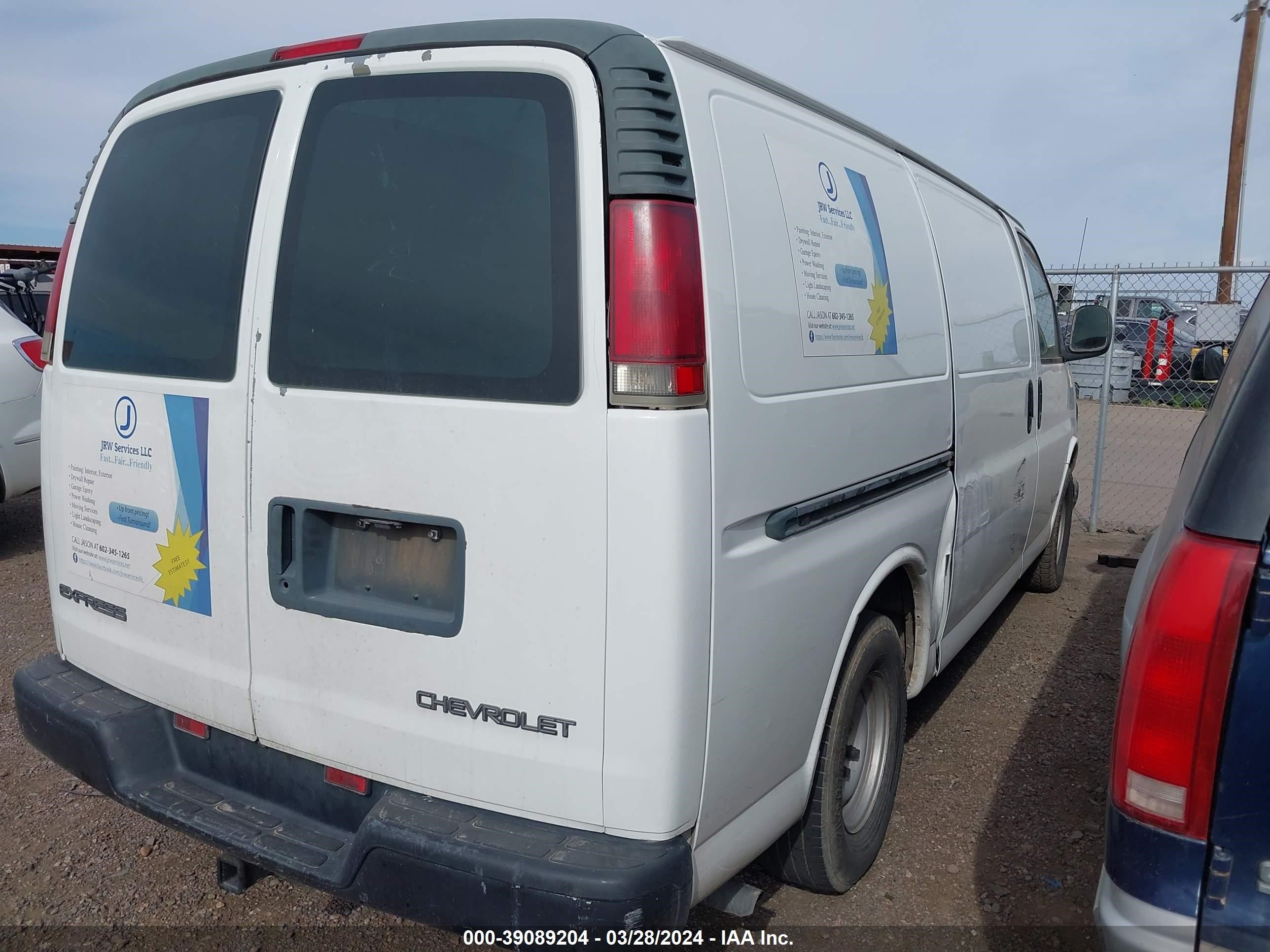 Photo 3 VIN: 1GCEG15W511181595 - CHEVROLET EXPRESS 