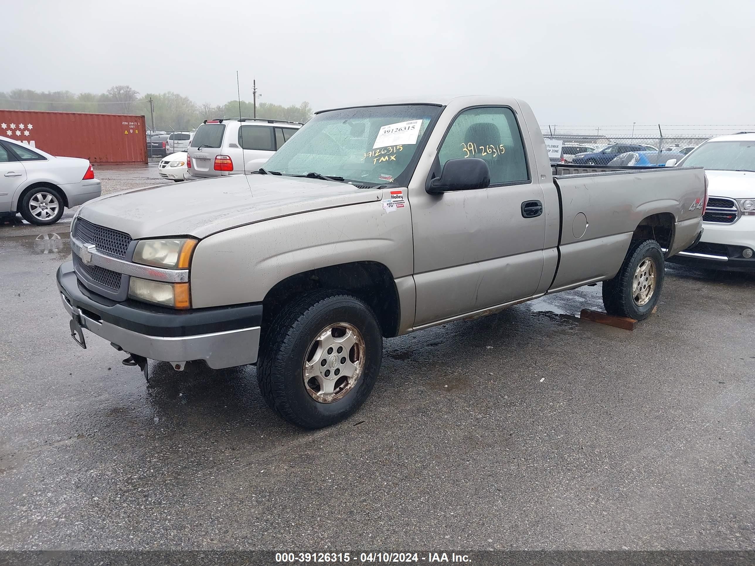 Photo 1 VIN: 1GCEK14T03Z130712 - CHEVROLET SILVERADO 