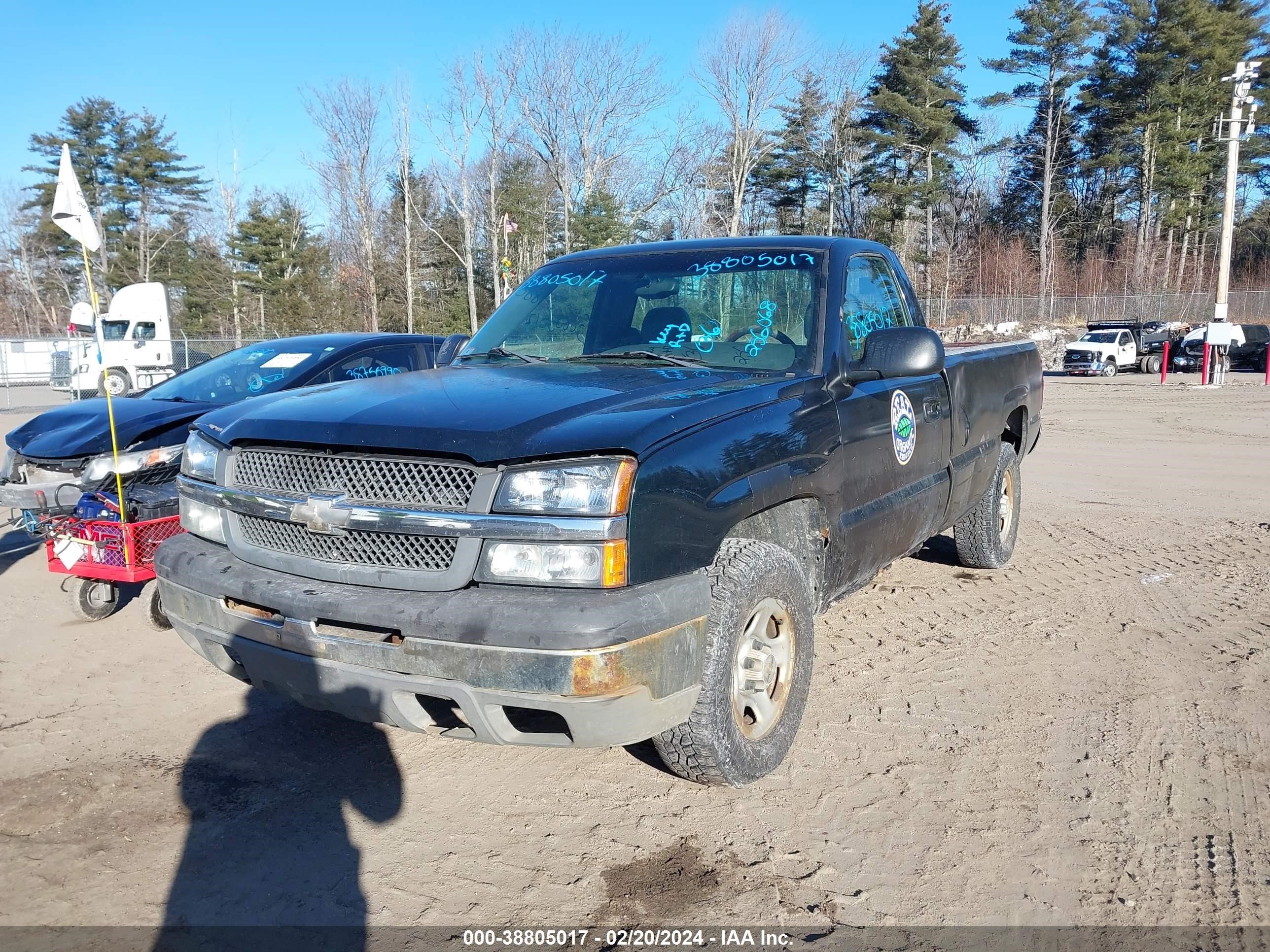 Photo 1 VIN: 1GCEK14V03E308059 - CHEVROLET SILVERADO 