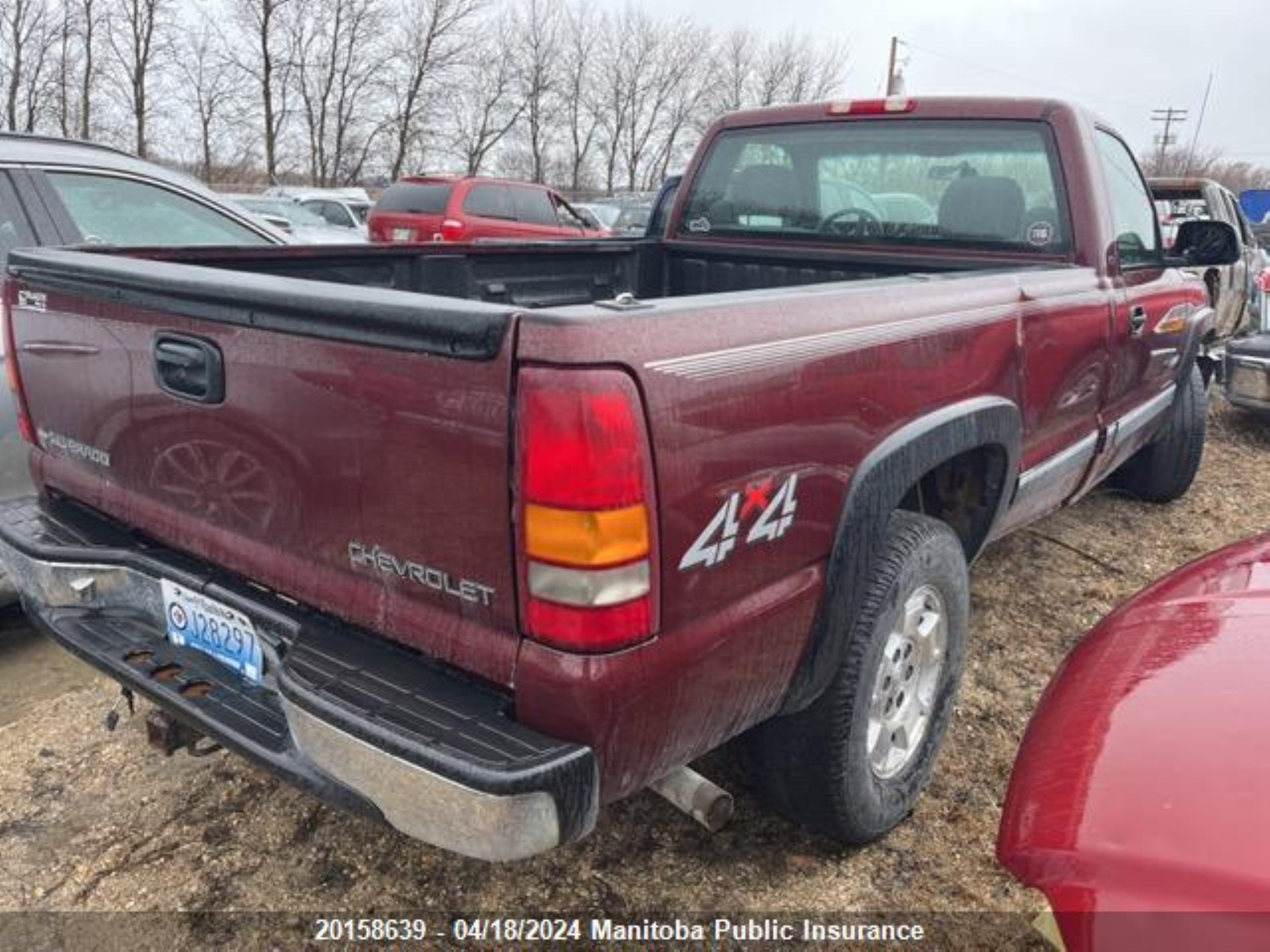 Photo 3 VIN: 1GCEK14W3YZ369611 - CHEVROLET SILVERADO 