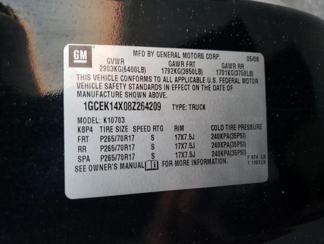 Photo 11 VIN: 1GCEK14X08Z264209 - CHEVROLET SILVERADO 