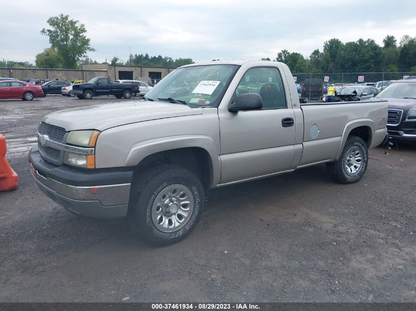 Photo 1 VIN: 1GCEK14X25Z345952 - CHEVROLET SILVERADO 