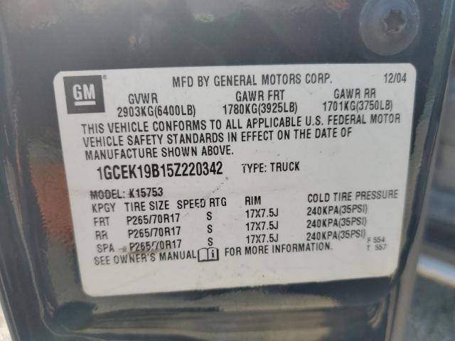 Photo 11 VIN: 1GCEK19B15Z220342 - CHEVROLET SILVERADO 