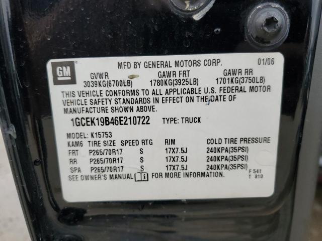 Photo 11 VIN: 1GCEK19B46E210722 - CHEVROLET SILVERADO 