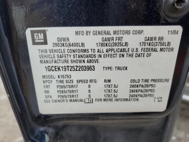 Photo 11 VIN: 1GCEK19T25Z203963 - CHEVROLET ALL MODELS 