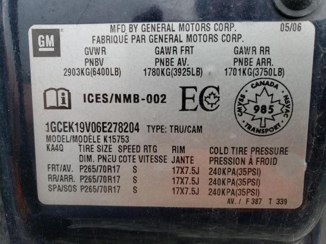 Photo 11 VIN: 1GCEK19V06E278204 - CHEVROLET ALL MODELS 