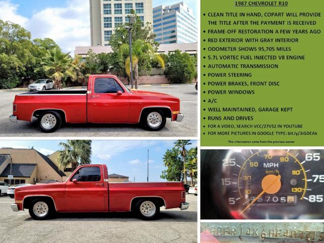 Photo 9 VIN: 1GCER14K6HF407715 - CHEVROLET R10 